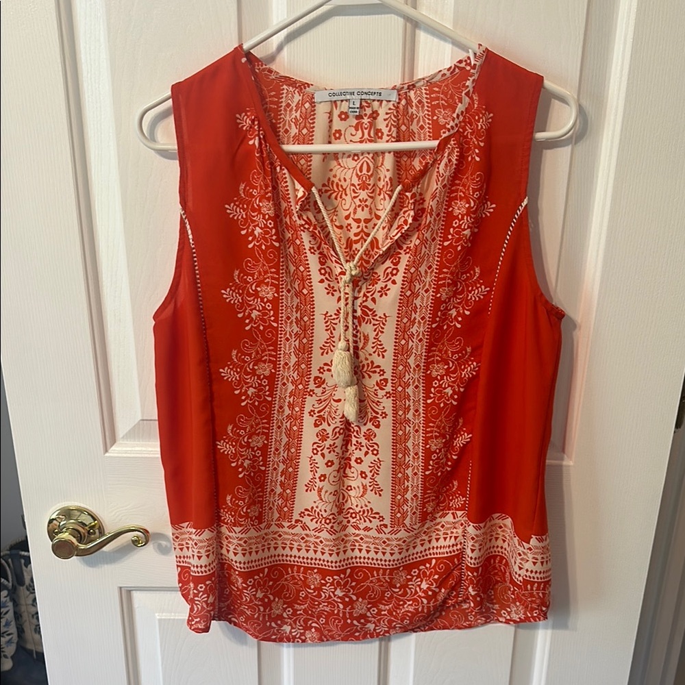 Collective Concepts Patterned Tank Top